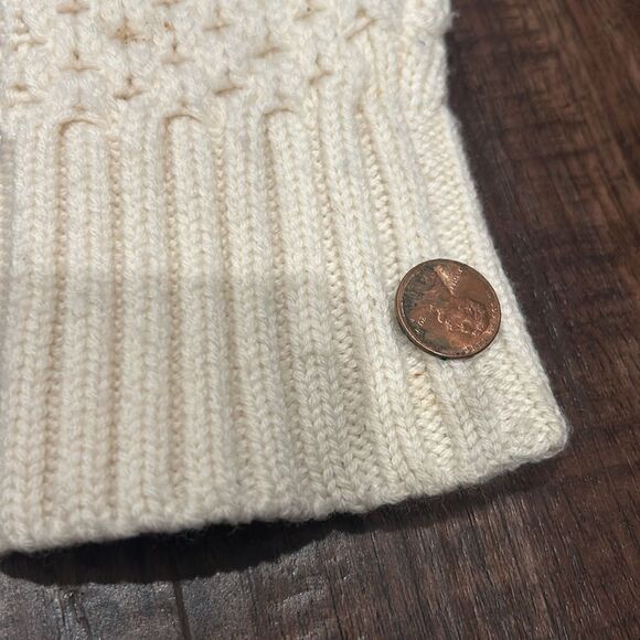 SALE! Milly Cream Wool Knit Sweater, Size Small - Picture 7 of 12